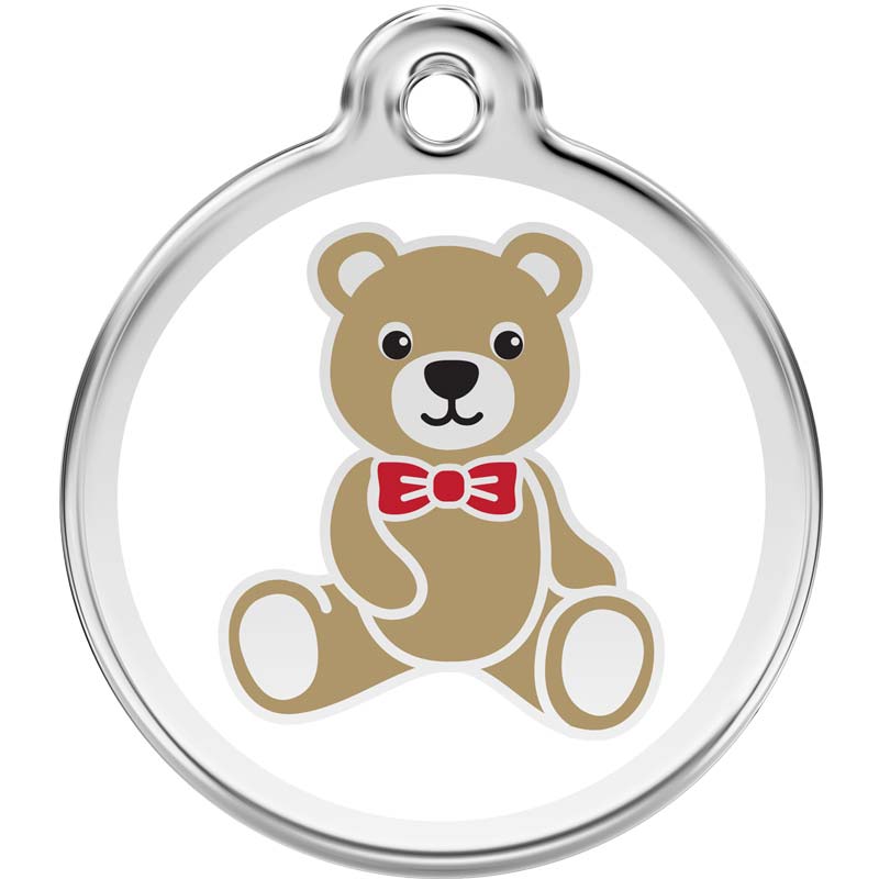 Dog ID Tags Teddy Bear