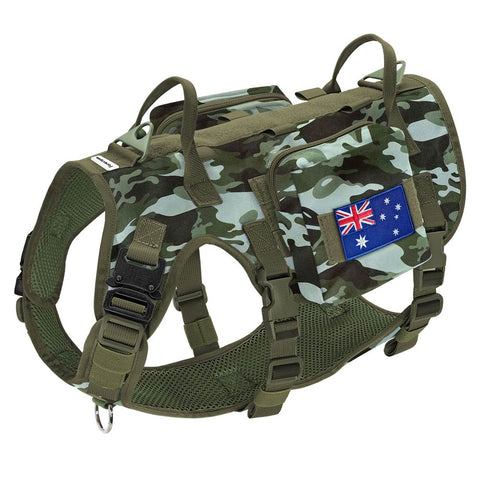 Tactical Dog Harness - 5 Piece Set