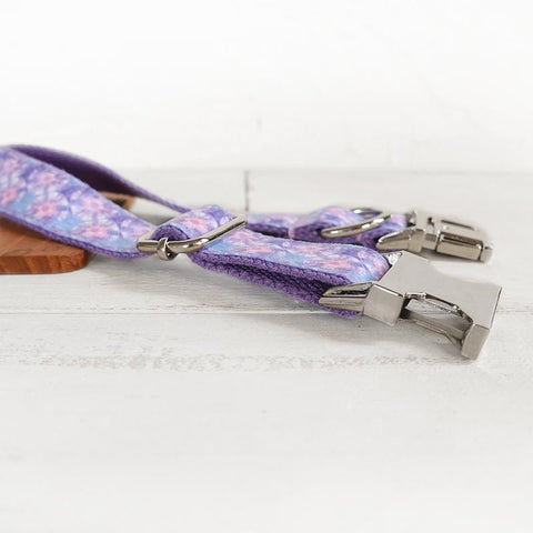 The Purple Jellyfish Personalised Dog Collar Set
