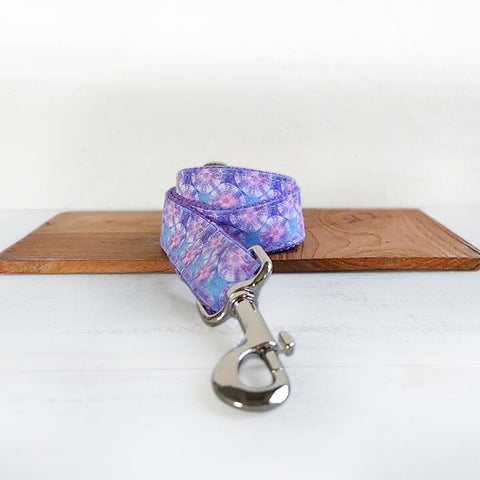 The Purple Jellyfish Personalised Dog Collar Set