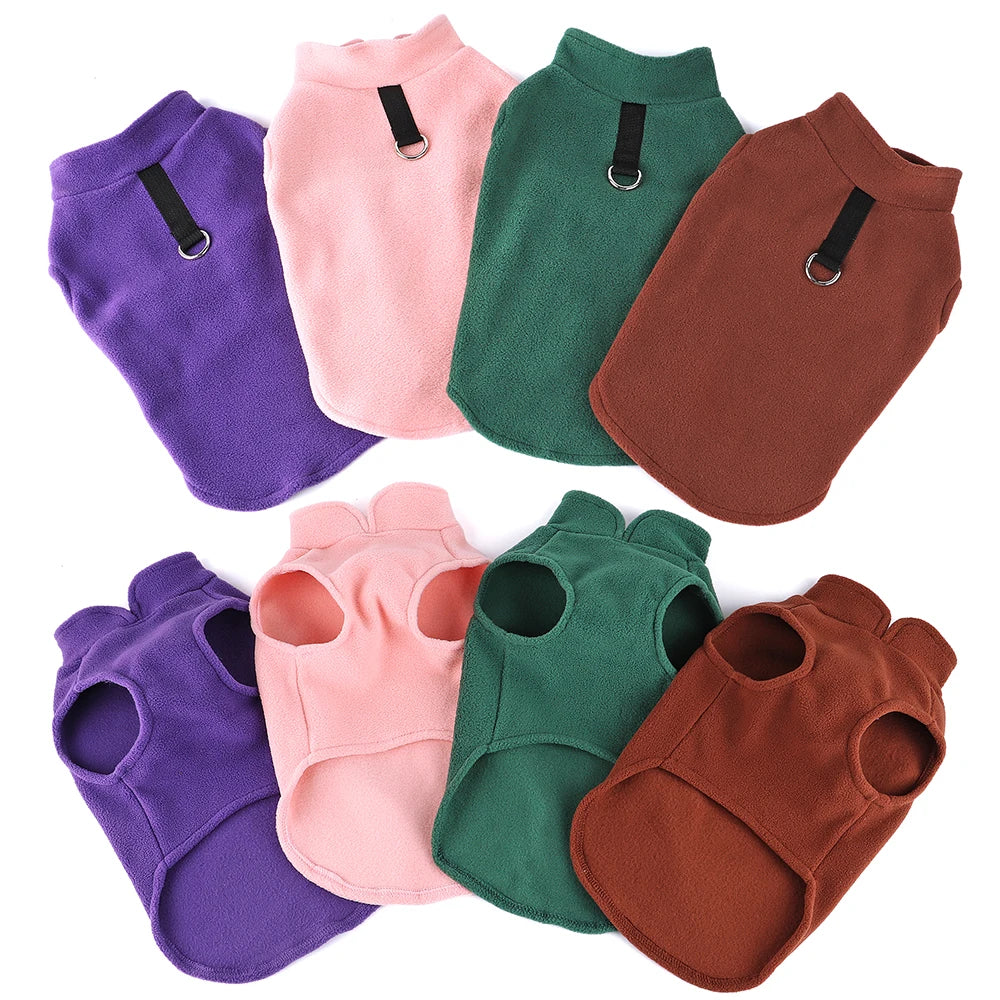 Cold Weather Soft Fleece Dog Jacket