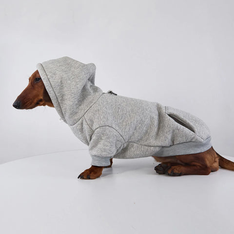 Fleece Hoodie for Dachshunds & Small Dogs