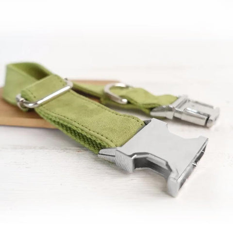 The Candy Green Personalised Dog Collar