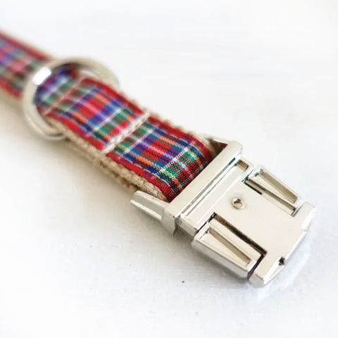The Scottish Plaid Personalised Dog Collar