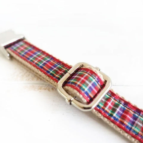 The Scottish Plaid Personalised Dog Collar