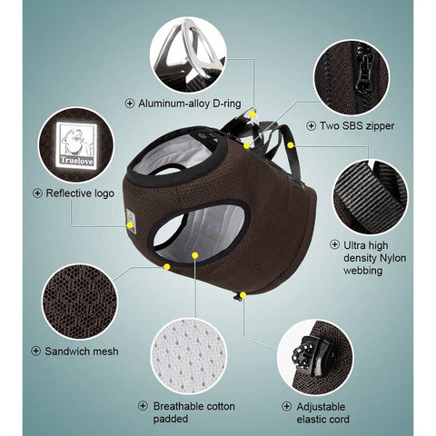 Dog Car Harness Vest Crash Tested 3 in 1