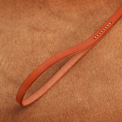 Jupiter Genuine Leather Dog Collar & Leash Set