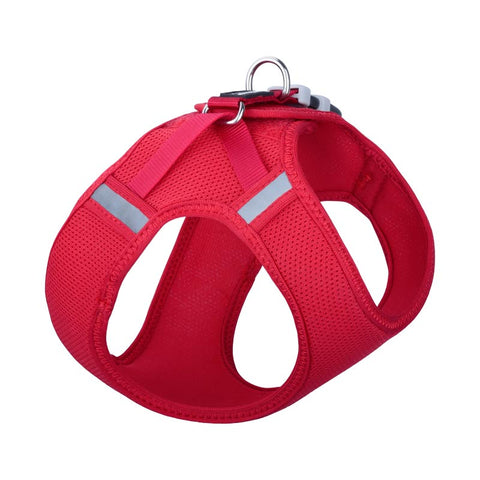 Mesh Dog Harness Step-In Red Dingo