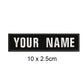Custom Dog Name Patches Embroidered Assorted Sizes Velcro Back