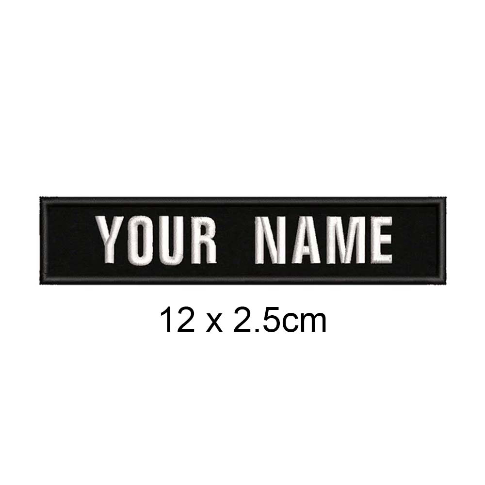 Custom Dog Name Patches Embroidered Assorted Sizes Velcro Back