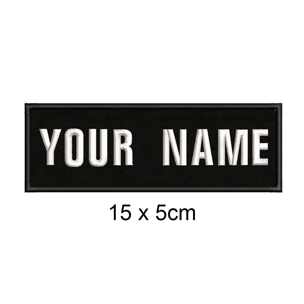 Custom Dog Name Patches Embroidered Assorted Sizes Velcro Back