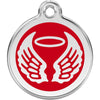 Dog ID Tags Angel Wings Red Dog Nation