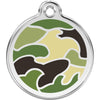 Dog ID Tags Camouflage Green Dog Nation