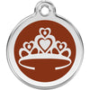 Dog ID Tags Crown Brown Dog Nation