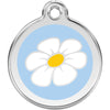 Dog ID Tags Daisy Light Blue Dog Nation