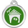 Dog ID Tags Dog House Green Dog Nation