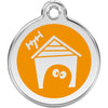 Dog ID Tags Dog House Orange Dog Nation