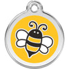 Dog ID Tags Bumble Bee Yellow Dog Nation