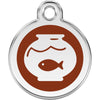 Dog ID Tags Fish Bowl Brown Dog Nation