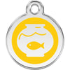 Dog ID Tags Fish Bowl Yellow Dog Nation