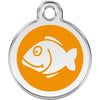 Dog ID Tags Fish Orange Dog Nation
