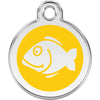 Dog ID Tags Fish Yellow Dog Nation