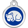 Dog ID Tags Kitten Dark Blue Dog Nation