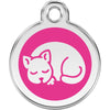 Dog ID Tags Kitten Hot Pink Dog Nation