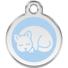 Dog ID Tags Kitten Light Blue Dog Nation