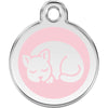 Dog ID Tags Kitten Light Pink Dog Nation