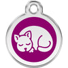 Dog ID Tags Kitten Purple Dog Nation