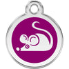 Dog ID Tags Mouse Purple Dog Nation