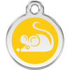 Dog ID Tags Mouse Yellow Dog Nation