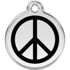 Dog ID Tags Peace Black Dog Nation