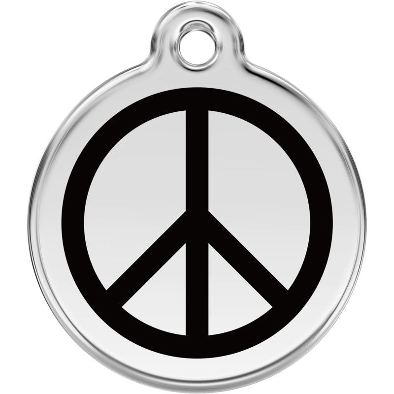 Dog ID Tags Peace Black Dog Nation