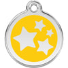 Dog ID Tags Stars Yellow Dog Nation