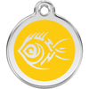 Dog ID Tags Tribal Fish Yellow Dog Nation