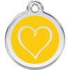 Dog ID Tags Tribal Heart Yellow Dog Nation