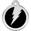 Dog ID Tags Flash Black Dog Nation