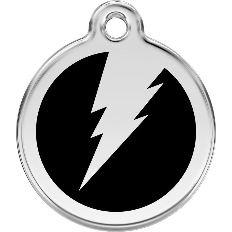 Dog ID Tags Flash Black Dog Nation