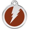Dog ID Tags Flash Brown Dog Nation