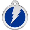 Dog ID Tags Flash Dark Blue Dog Nation