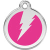 Dog ID Tags Flash Hot Pink Dog Nation