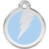 Dog ID Tags Flash Light Blue Dog Nation