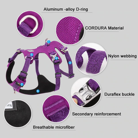 Escape Proof Dog Harness Double-H Waterproof Dog Nation