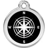 Dog ID Tags Compass Black Dog Nation