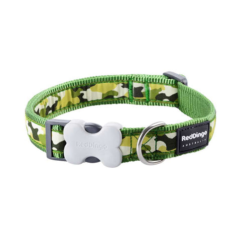 Dog Collar Camouflage Green S M XS L Dog Nation
