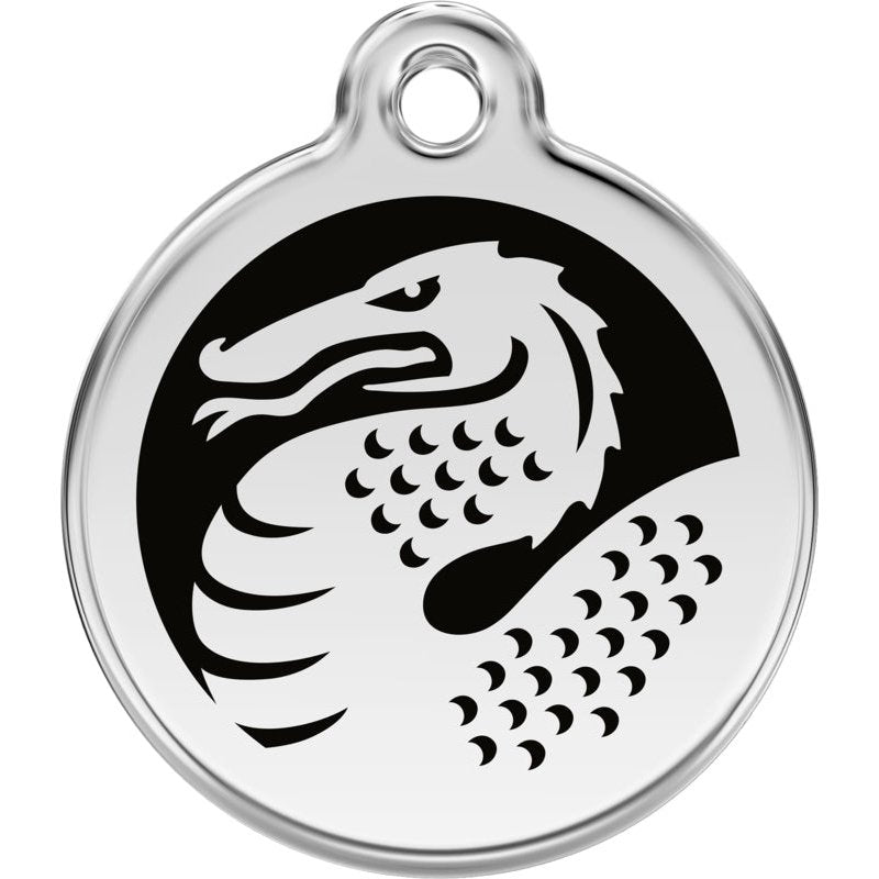 Dog ID Tags Dragon Black Dog Nation