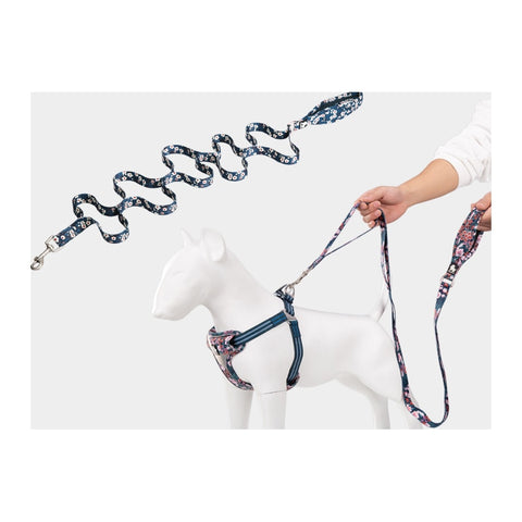 Floral Dog Leash With Multiple Handles Dog Nation