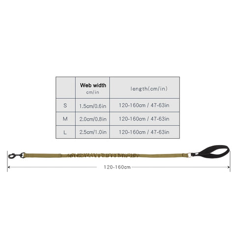Bungee Dog Leash With Soft Padded Handle Dog Nation